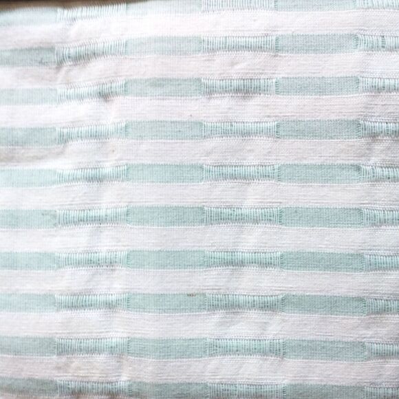 New! BCBGMAXAZRIA Chunky Striped Textured 100% Cotton Shower Curtain 72"L x 72"W - Picture 3 of 3